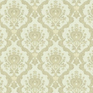 Tapet baroc floral crem cu auriu Delen cod Z72043