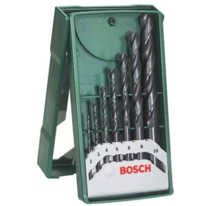Set burghie metal, Bosch X-Line 2607019673, HSS-R, 2-10 mm, tija cilindrica, 7 bucati