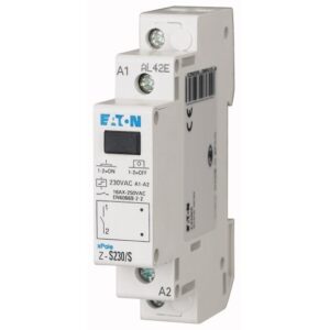 Releu pentru instalatii bistabil NO Ubobina 230VAC 16A IP20 Eaton 265262 Z-S230/S