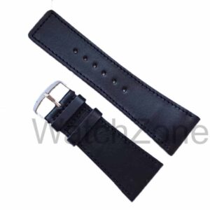 Curea HANDMADE neagra 24mm, 26mm, 28mm, 30mm, 32mm, 34mm