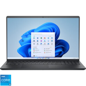 Laptop DELL 15.6'' Pro 15 Essential PV15250, FHD 120Hz, Procesor Intel® Core™ i5-1334U (12M Cache, up to 4.60 GHz), 16GB DDR5, 512GB SSD, Intel Integrated Graphics, Win 11 Pro, Carbon Black, 3Yr ProSupport