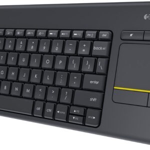 Tastatura Logitech Wireless Touch K400 Plus Black
