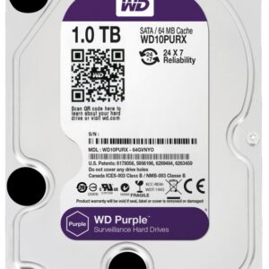 HDD WD Purple 1TB 64MB SATA3 (WD10PURX)