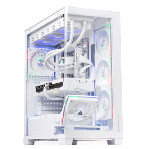 PC Gaming GREUCEANU Ultimate Alb, AMD Ryzen 9 9950X3D 4.3GHz, 64GB DDR5, 2TB SSD, RTX 5070 Ti 16GB GDDR7, Iluminare RGB, Windows 11 Home (Game Ready)