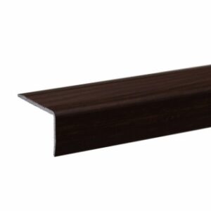 Profil aluminiu pentru treapta cu surub Wenge 40x22mm 2.7 m