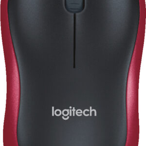 Mouse Logitech M185, Wireless, Red