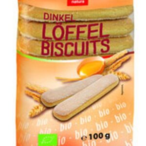 Piscoturi bio din faina de grau spelta, 100g Linea Natura