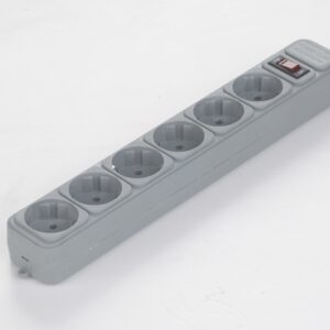 Priza cu protectie - prelungitor 6 prize, 1.8m, Gembird 'SPG6-B-6C'