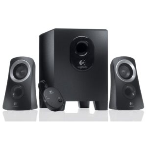 BOXE Logitech 2.1 'Z313' RMS power: 25 W (15W + 2 x 5W), Black '980-000413' (include timbru verde 1 leu)