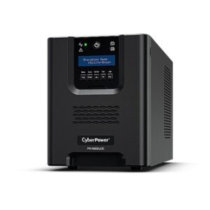 UPS CYBER POWER Line Int. cu Sinusoida Pura,tower,1000VA/900W,AVR,8xIEC,LCD,1xRBP0106,Backup 4-12 min,incarcare 8h,USB,RS232,GreenP,serie PR "PR1000ELCD" (timbru verde 11 lei)