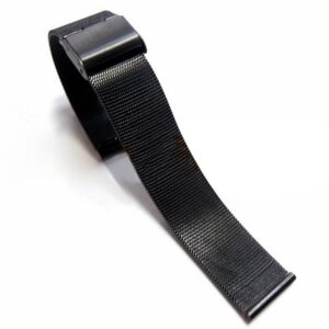 Bratara ceas impletita neagra 14mm 16mm 18mm 20 mm 22mm 24mm WZ1220