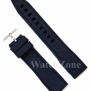 Curea Ceas Silicon Negru 20mm WZ1312