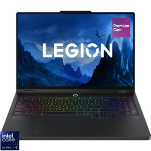 Laptop Lenovo Gaming 16'' Legion Pro 5 16IAX10H, WQXGA OLED 240Hz G-Sync, Procesor Intel® Core™ Ultra 9 275HX (36M Cache, up to 5.40 GHz), 32GB DDR5 CSODIMM, 1TB SSD, GeForce RTX 5070 Ti 12GB, No OS, Eclipse Black, 3Yr Onsite Premium Care