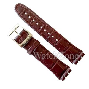 Curea Swatch Piele Maro 17mm 19mm 23mm WZ1406