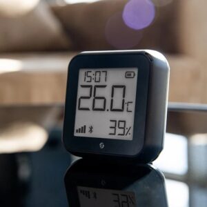 Termostat Shelly H&T Gen3 Matte Black, ecran E-ink, WiFi, control aplicatie 3800235261545