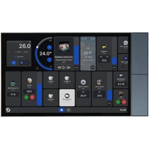 Shelly Wall Display XL Silver Panou tactil smart 10.1 pentru control central al casei 3800238071691