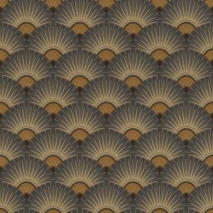 Tapet superlavabil Rasch model geometric coada de paun cod 637625