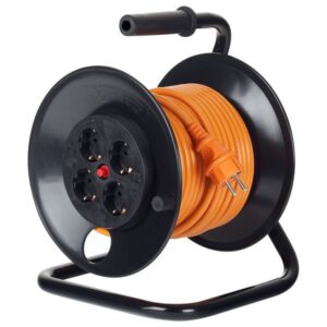 Prelungitor pe tambur 4 prize 25m ( 3x2.5 mm ) Bachmann 392.425