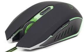 Mouse GEMBIRD Gaming (MUSG-001-G), 2400dpi, USB, green