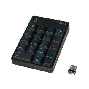 Keypad Wireless, 18 Keys, LogiLink, lichidare stoc