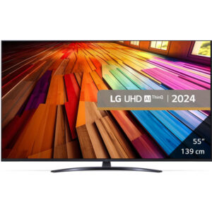 Televizor LED LG Smart TV 55UT81003LA Seria UT81 139cm gri inchis 4K UHD HDR