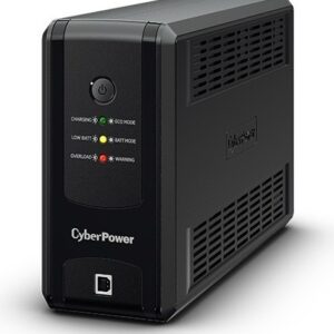 UPS CYBER POWER Line Int.  fara management,  LED,   650VA/ 360W, AVR, 3 x socket Schuko, indicatie status cu LED, 1 x baterie 12V/5Ah, Backup 16 - 28 min, incarcare 8h, combo RJ45, GreenPower, "UT650EG" (include timbru verde 3 lei)