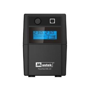 UPS MUSTEK PowerMust 636 LCD (650VA) Line Interactive, IEC (include timbru verde 3 lei)