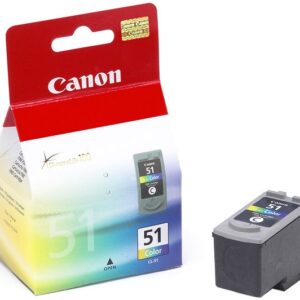 Cartus cerneala Original Canon CL-51, Color, compatibil IP2200/MP150/MP160/MP170/MP180, 3 x 7 ml (BS0618B001AA)