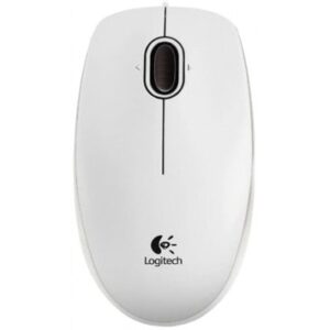 MOUSE Logitech B100 OEM Optical USB Mouse, White (910-003360)