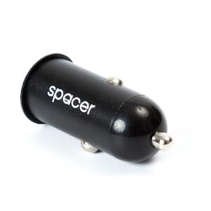 ALIMENTATOR AUTO USB SPACER, 1 port, pt. bricheta auto (SPCC-01)