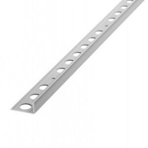 Profil terminatie din aluminiu argintiu  Proterminal  10 mm  PTAA10