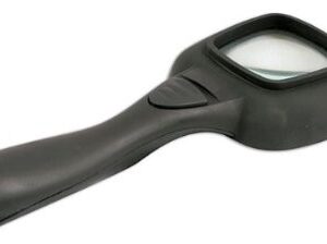 Lupa 3x de mana cu iluminare LED si UV