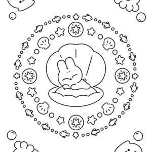 The Official Pocket Peaches Coloring Book