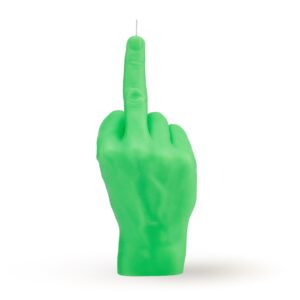 Lumanare Hand Gesture F*ck You - Verde (Neon)