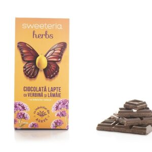 Ciocolata cu verbina si lamaie cu Agave (fara zahar) - Sweeteria herbs, 100g