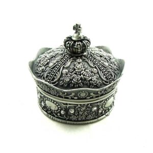 Caseta bijuterii metalica King's Crown