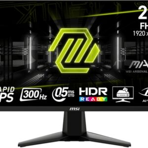 Monitor LED MSI Gaming MAG 255XF 24.5 inch FHD IPS 0.5 ms 300 Hz FreeSync Premium HDR
