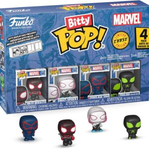 Set 4 figurine - Marvel - Miles Morales, Ghost-Spider, Spider-Man 2099, Spider-Man(Stealth Suit)