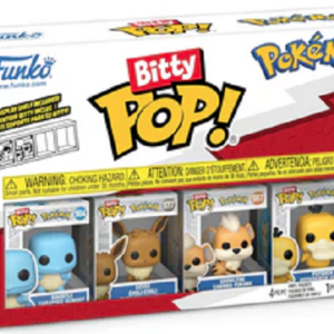 Set 4 figurine - Pokemon - Squirtle - Eevee - Growlithe - Psyduck