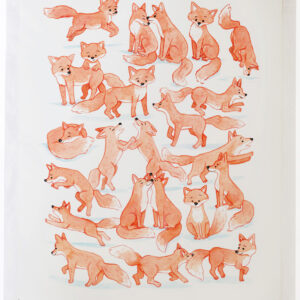 Print de arta - Vulpi