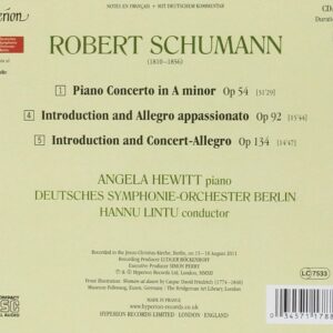 Schumann: Piano Concerto / Introduction And Allegro Appassionato / Introduction And Concert-Allegro