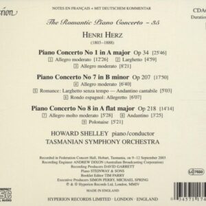 Herz: Piano Concerto No 1, Op 34 / No 7, Op 207 / No 8, Op 218