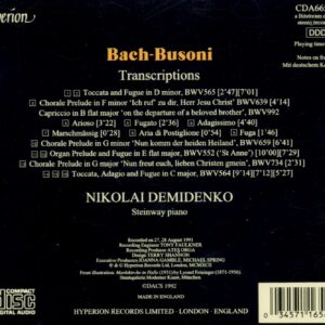 Demidenko Plays Bach-Busoni