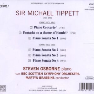 Tippett: Piano Concerto / Fantasia On A Theme Of Handel / Piano Sonatas
