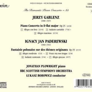 Jonathan Plowright, BBC Scottish Symphony Orchestra, Lukasz Borowicz - Piano Concerto In D Flat, Op 25 | Polish Fantasy, Op 19