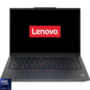 Laptop Lenovo 14'' ThinkPad E14 Gen 6, WUXGA IPS, Procesor Intel® Core™ Ultra 5 125U (12M Cache, up to 4.30 GHz), 16GB DDR5, 512GB SSD, Intel Graphics, No OS, Black