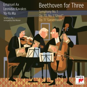 Beethoven For Three: Symphony No. 1, Piano Trios Op. 70, No.1 "Ghost" & Op.11 "Gassenhauer"