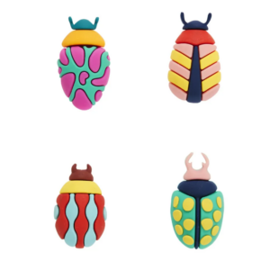 Set 8 marcatoare pahare - The Beetles