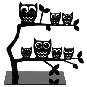 Suport bijuterii - Black Owl Family Jewellery Box