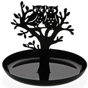 Suport bijuterii - Black Owl Jewellery Box
